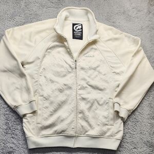 Ecko Unltd. Defined by Design White/ Cream Full Zip Sweater Mens Size X Large